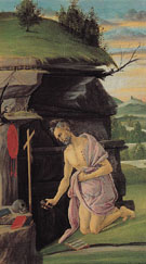 St Jerome 1490 - Sandro Botticelli reproduction oil painting