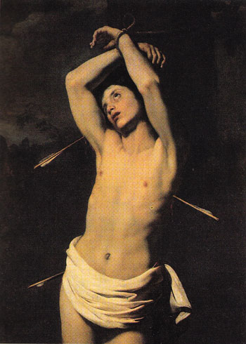 St Sebastian 1610 - Nicolas Regnier reproduction oil painting