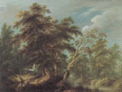 Hunters in a Forest - Alexander Keirinckx reproduction oil painting