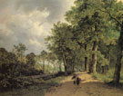 View of a Park 1835 - Barend Cornelis Koekkoek reproduction oil painting