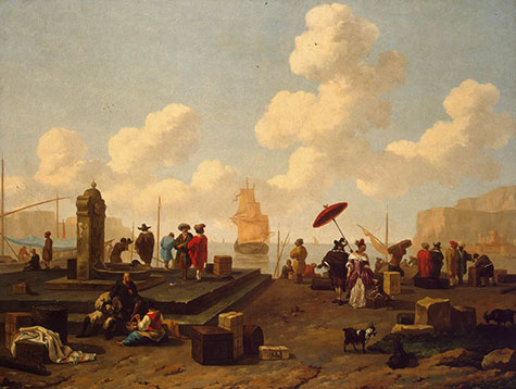 Seacoast 1662 - Abraham Jansz Begeyn reproduction oil painting