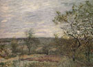 Windy Day in Veno 1882 - Alfred Sisley reproduction oil painting