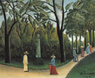 Luxembourg Gardens Chopin Monument 1909 - Henri Rousseau reproduction oil painting