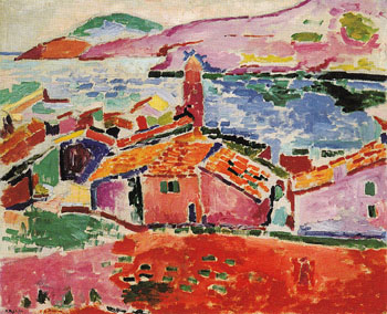 View of Collioure 1906 - Henri Matisse reproduction oil painting