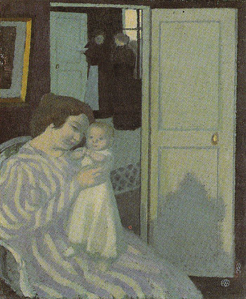 Mother and Child 1890 - Maurice Denis reproduction oil painting