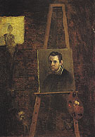 Self Portrait 1590 - Annibale Carracci