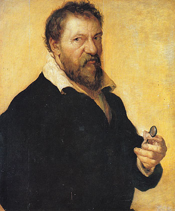 Self Portrait 1566 - Lambert Lombard reproduction oil painting