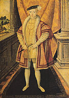 Edward VI 1547 - Hans Eworth reproduction oil painting