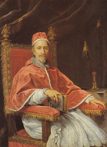 Pope Clement IX - Carlo Maratta reproduction oil painting
