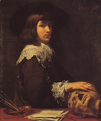 Self Portrait 1636 - Jean Daret reproduction oil painting