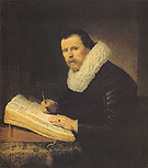 A Scholar 1631 - Rembrandt Van Rijn reproduction oil painting