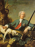 A B Kurakin 1728 - Jean Marc Nattier The Younger reproduction oil painting