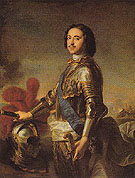 Peter I the Great 1717 - Jean Marc Nattier The Younger reproduction oil painting