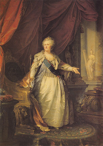 Catherine II the Great 1793 - Johann Baptist Lampi The Elder reproduction oil painting