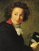 Count G I Chernyshev Holding a Mask 1793 - Elisabeth Vigee Le Brun