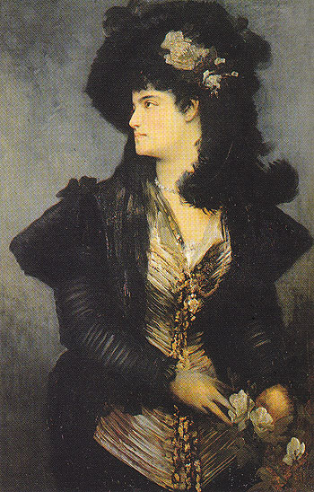 Portrait of a Lady - Hans Makart reproduction oil painting