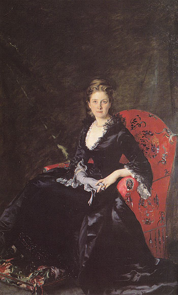 N M Polovtsova 1876 - Charles Auguste Emile Duran reproduction oil painting