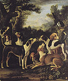Dogs and a Magpie - John Wooton