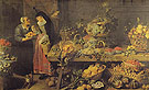 Fruit Stall - Frans Snyders reproduction oil painting