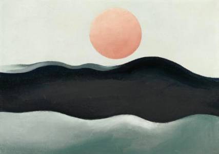 Sunset Long Island 1939 - Georgia O'Keeffe reproduction oil painting