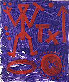 Das Jahr 89 Standard 1991 - A R Penck reproduction oil painting