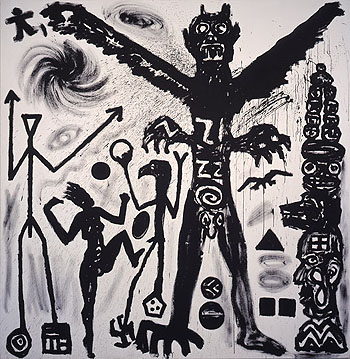 Der Dae,pm 1982 - A R Penck reproduction oil painting