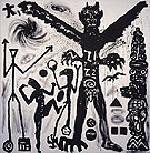 Der Dae,pm 1982 - A R Penck reproduction oil painting