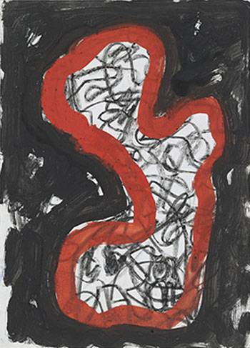 Falsche Form 1974 - A R Penck reproduction oil painting