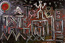 Il Gomera 1988 - A R Penck reproduction oil painting