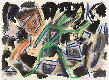Jule 12 1982 - A R Penck reproduction oil painting