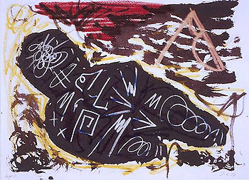 Jule 14 1982 - A R Penck reproduction oil painting