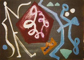 Ml 3 1988 - A R Penck reproduction oil painting