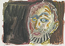 Self Portrait 1987 - A R Penck reproduction oil painting