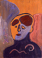 Self Portrait 1968 - A R Penck reproduction oil painting
