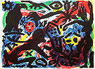 Situation now California 1992 - A R Penck reproduction oil painting