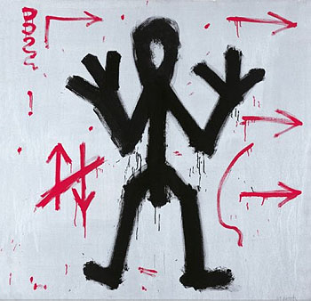 Standard 1970 - A R Penck reproduction oil painting