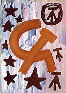 Untitled 1968 - A R Penck reproduction oil painting