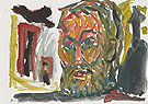 Untitled Selbstbildnis 1987 - A R Penck reproduction oil painting