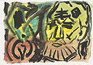 Untitled Self Portrait 1987 - A R Penck