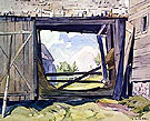 Barn at Baptiste - A.J. Casson reproduction oil painting