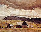 Barn Near Quadville - A.J. Casson reproduction oil painting