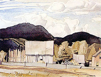 Barns Mcgarry Flats - A.J. Casson reproduction oil painting