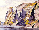 Bon Echo Rock - A.J. Casson reproduction oil painting
