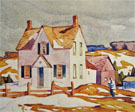 Farm House A - A.J. Casson reproduction oil painting