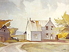 Farm House B - A.J. Casson reproduction oil painting