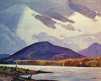 Halfway Lake - A.J. Casson reproduction oil painting