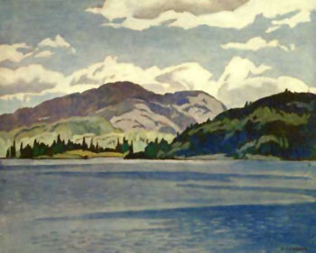 Kamaniskeg Lake Summer - A.J. Casson reproduction oil painting