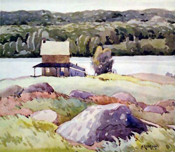 Lake Kashagawigamog - A.J. Casson reproduction oil painting