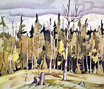 Near Parry Sound - A.J. Casson reproduction oil painting