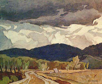 Northern Road - A.J. Casson reproduction oil painting